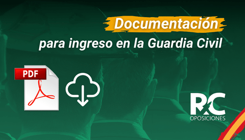 documentación oposición guardia civil