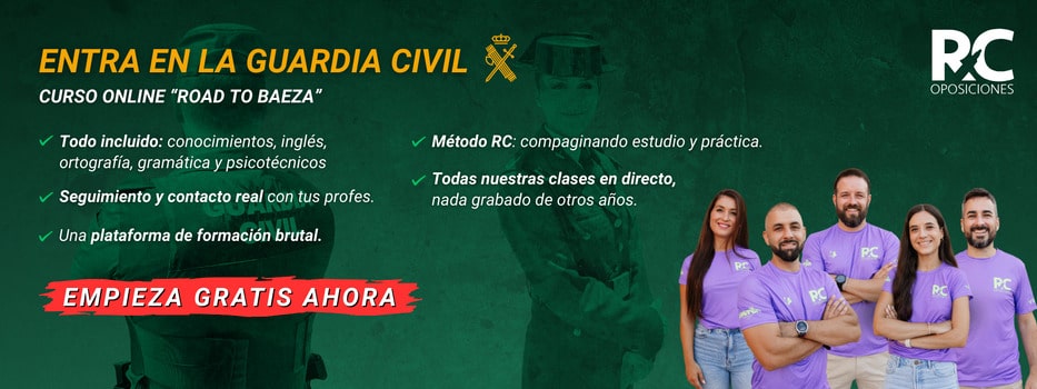 curso road to baeza oposición guardia civil academia